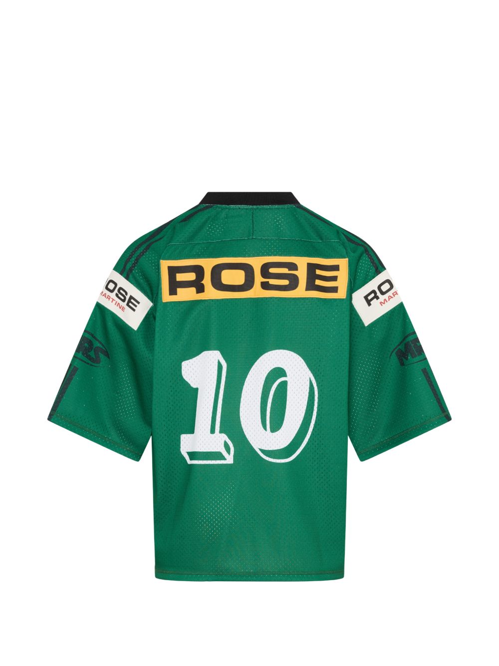 T-shirt con scollo a v in verde Martine rose - uomo 
