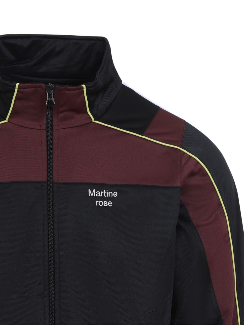 Felpa con zip multicolore Martine rose - uomo 