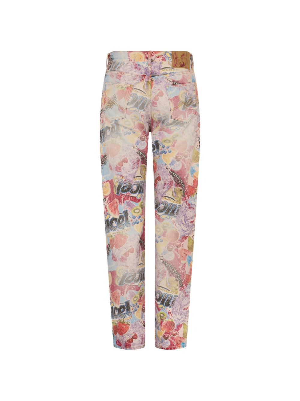 Jeans con stampa in multicolore Martine rose - donna 