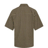 Polo con pannelli a quadri in azzurri Martine rose - unisex 