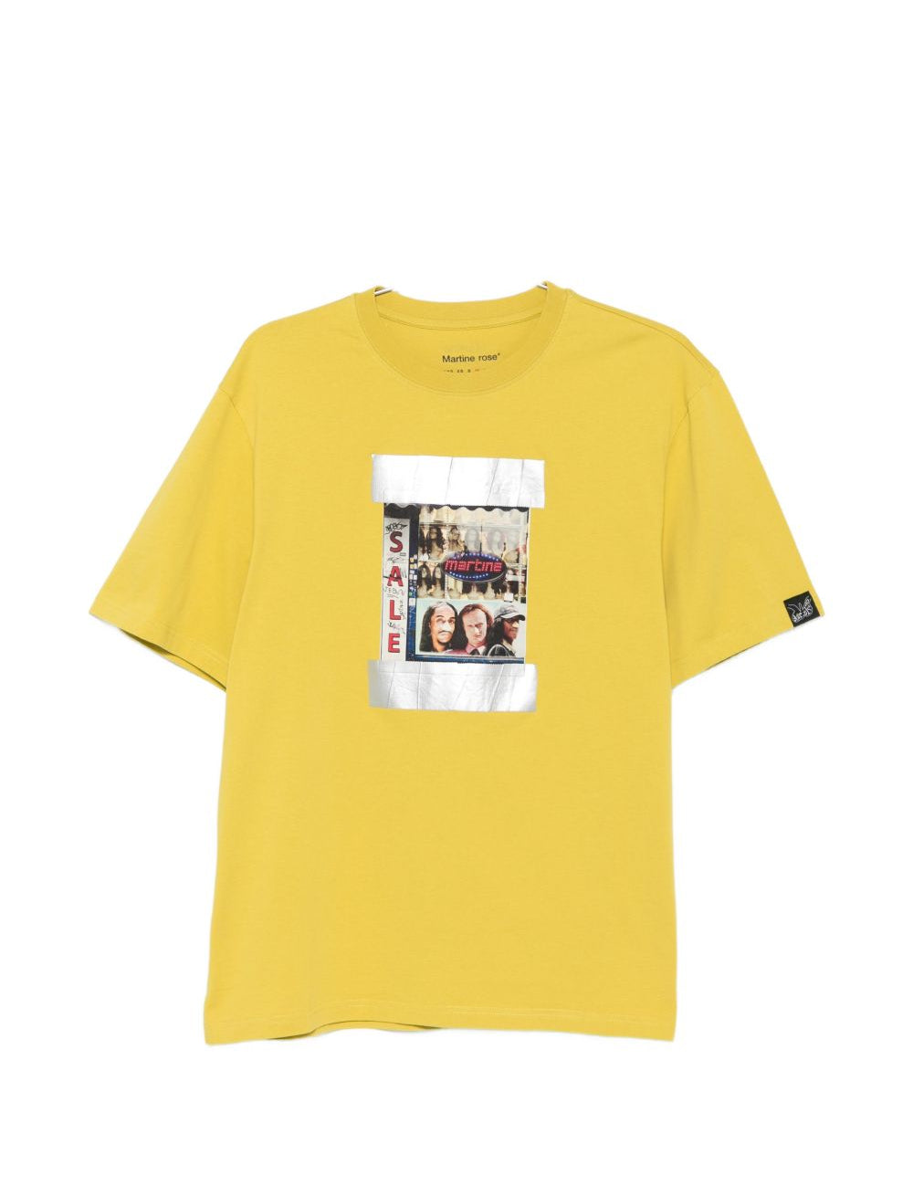 T-shirt con grafica in giallo Martine rose - unisex 