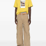 T-shirt con grafica in giallo Martine rose - unisex 