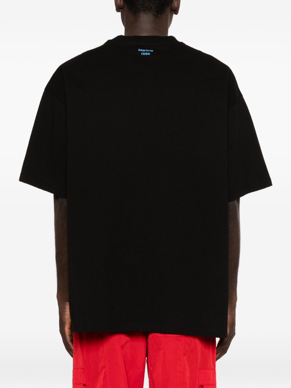 T-shirt con grafica in nero Martine rose - unisex 