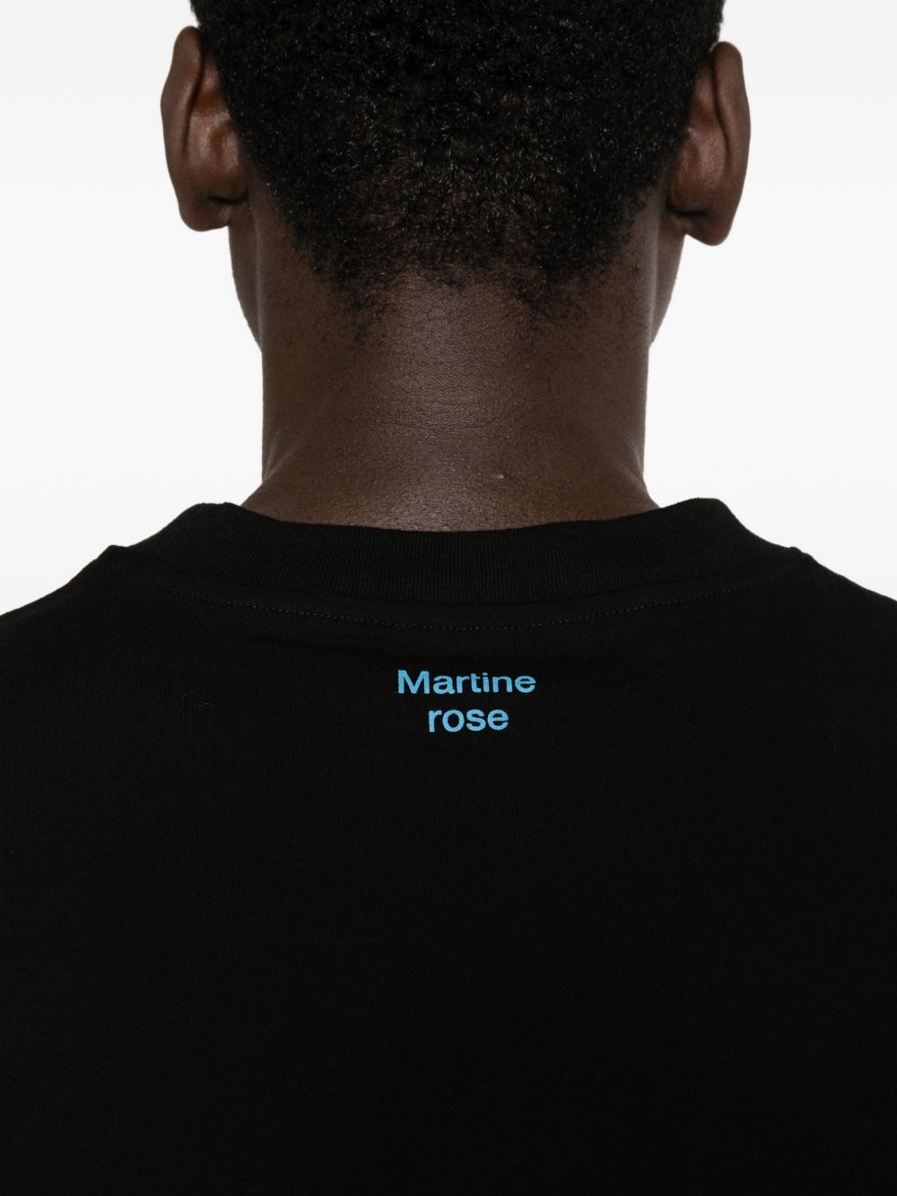 T-shirt con grafica in nero Martine rose - unisex 