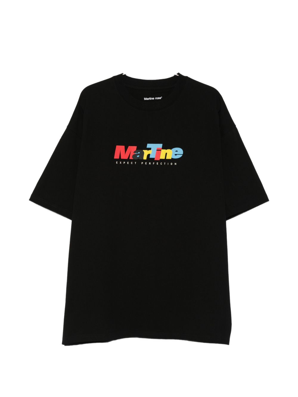 T-shirt con grafica in nero Martine rose - unisex 