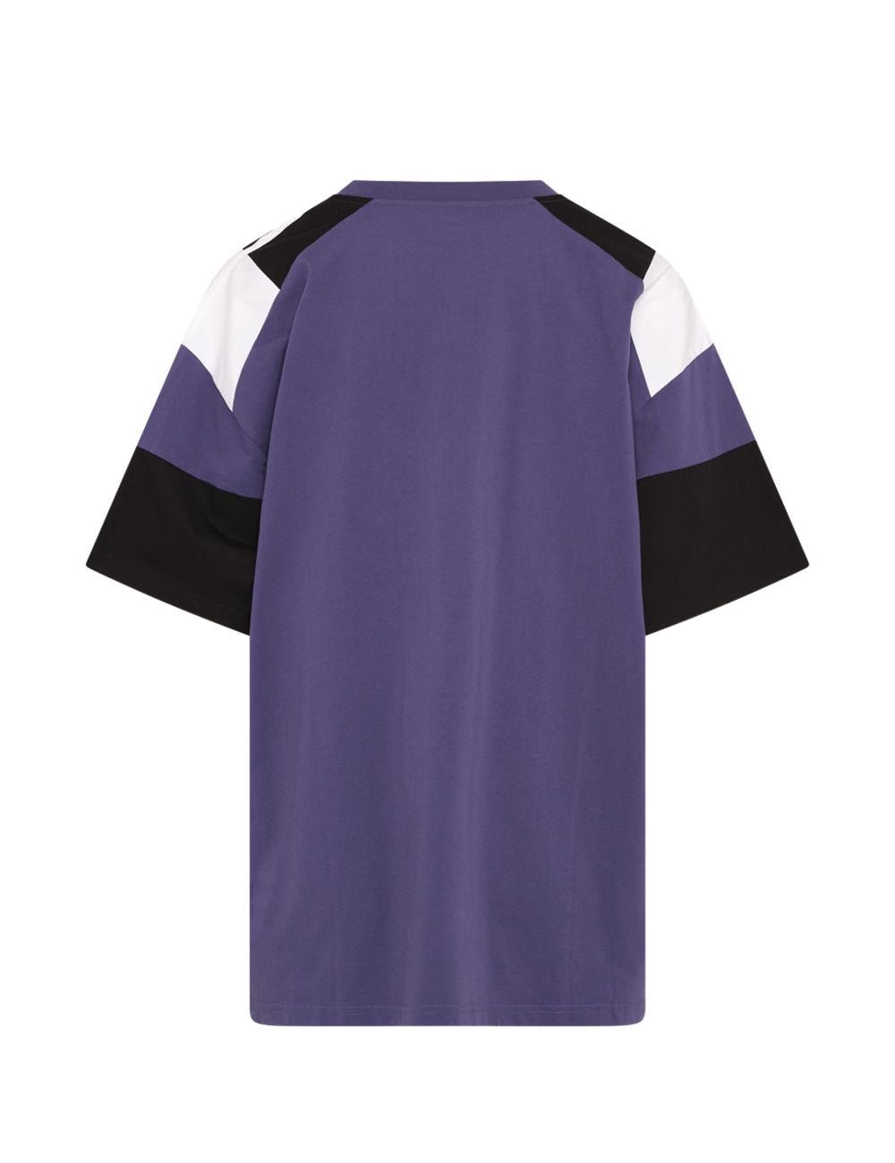 T-shirt con design color-block in viola Martine rose - unisex 