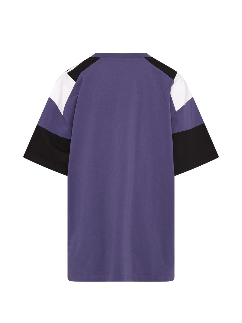 T-shirt con design color-block in viola Martine rose - unisex 