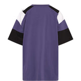 T-shirt con design color-block in viola Martine rose - unisex 