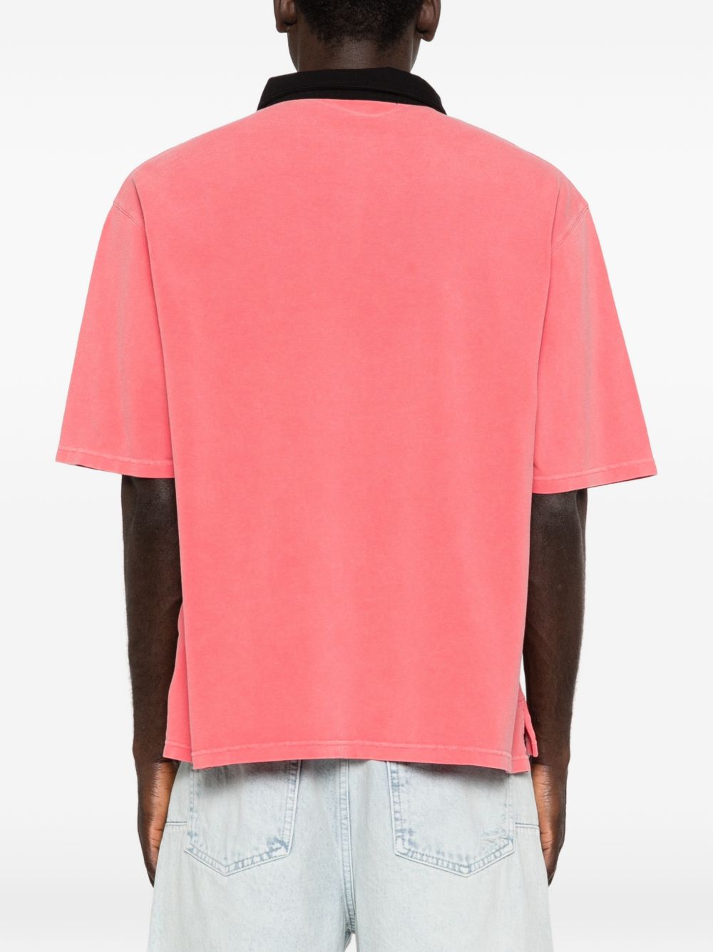 Polo con logo in rosa Martine rose - uomo 