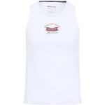 Canotta con stampa del logo in bianco Martine rose - unisex 