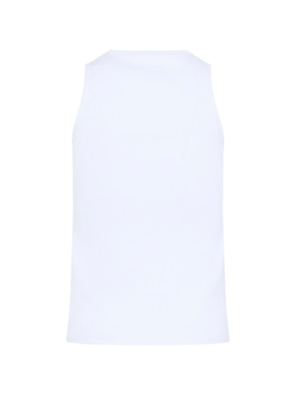 Canotta con stampa del logo in bianco Martine rose - unisex 