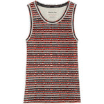 Canotta a righe in rosso Martine rose - unisex 