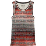 Canotta a righe in rosso Martine rose - unisex 