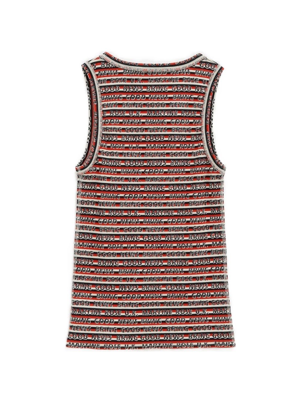 Canotta a righe in rosso Martine rose - unisex 