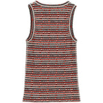 Canotta a righe in rosso Martine rose - unisex 