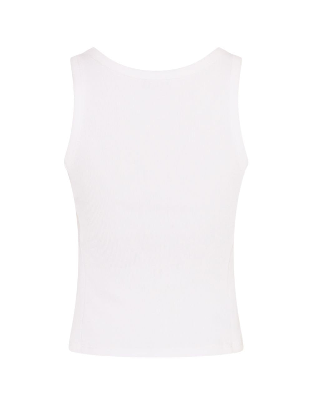 Canotta con zip in bianco Martine rose - donna 