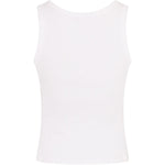 Canotta con zip in bianco Martine rose - donna 