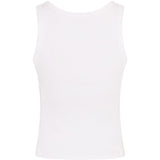 Canotta con zip in bianco Martine rose - donna 