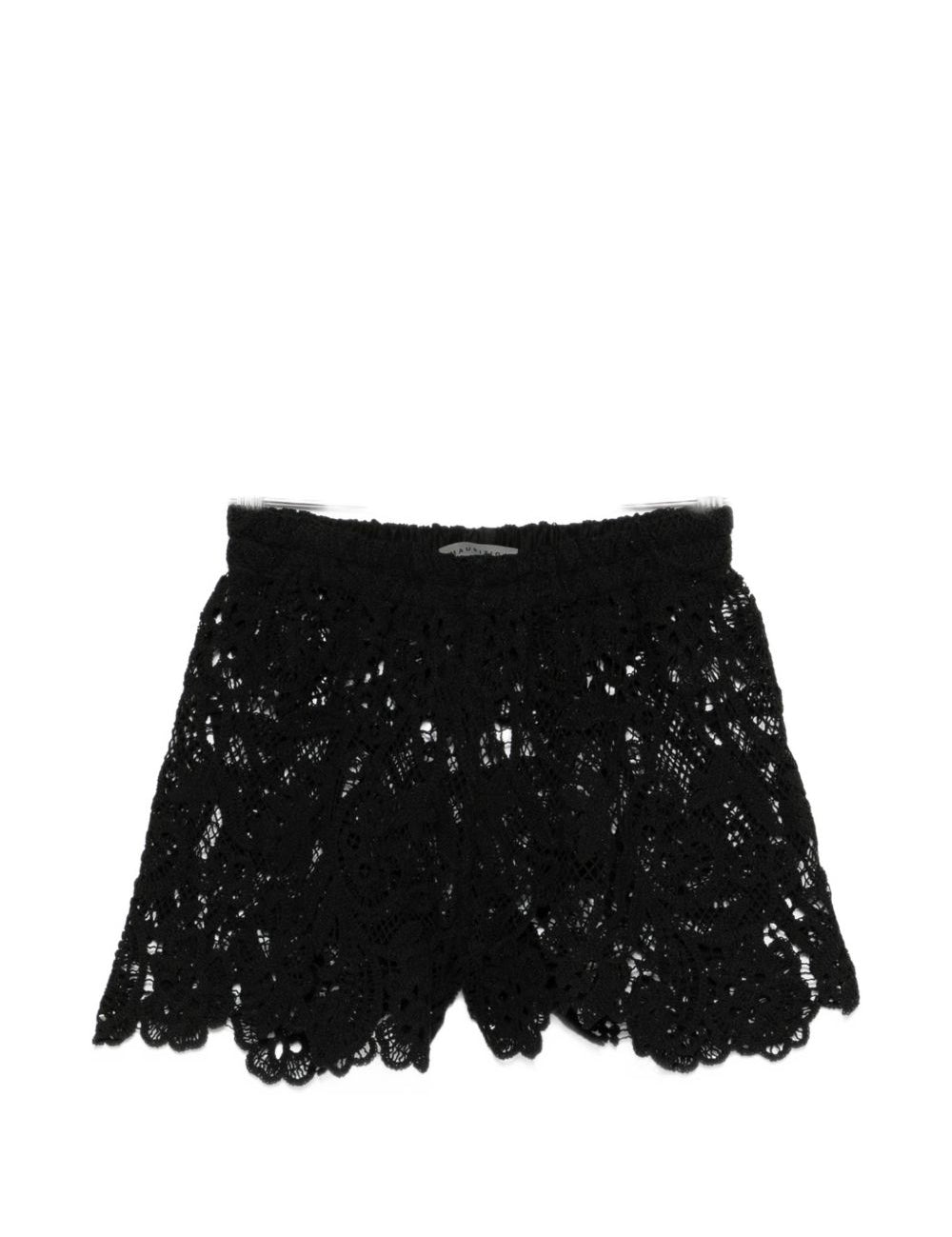 Shorts corti in nero Maurizio - donna 