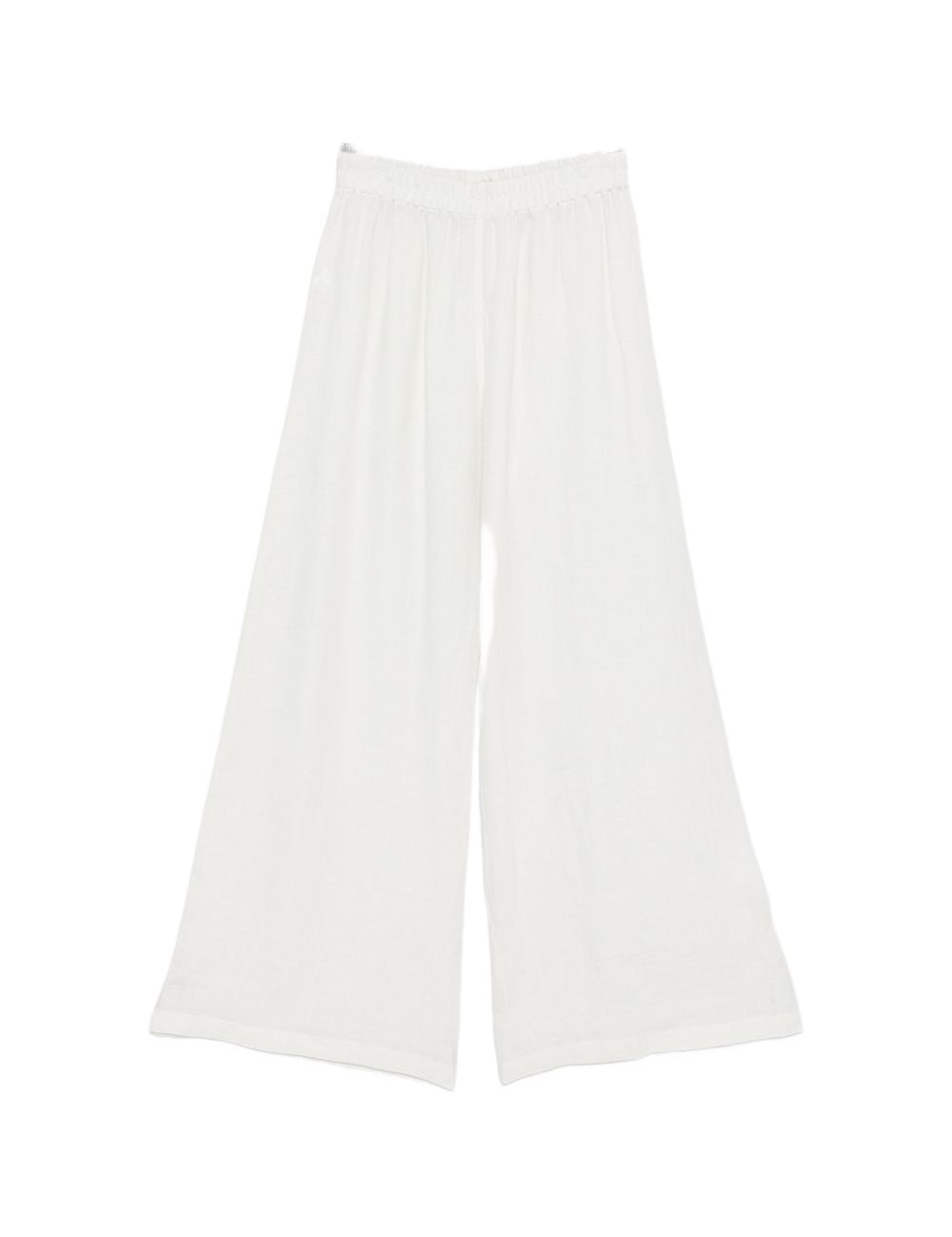 Pantaloni a gamba ampia in bianco Maurizio - donna 