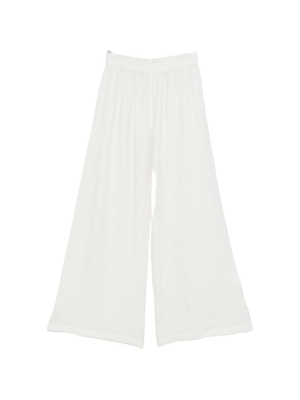 Pantaloni a gamba ampia in bianco Maurizio - donna 