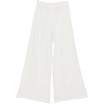 Pantaloni a gamba ampia in bianco Maurizio - donna 