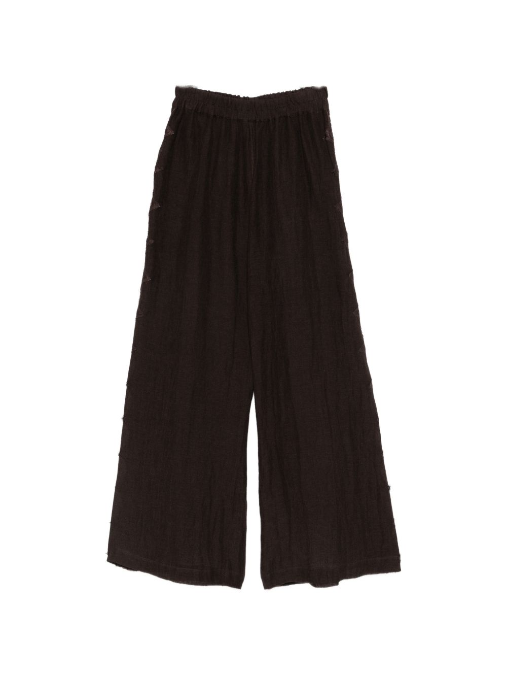 Pantaloni a gamba ampia in bianco Maurizio - donna 