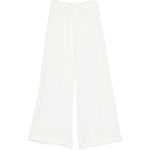 Pantaloni con pizzo in bianco Maurizio - donna 