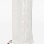 Pantaloni con pizzo in bianco Maurizio - donna 