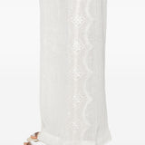 Pantaloni con pizzo in bianco Maurizio - donna 