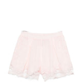 Pantaloncini con bordo in pizzo in rosa Maurizio - donna 