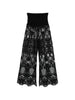 Lace trousers in black Maurizio - women's