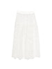 Maurizio white lace skirt - women