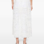 Gonna in pizzo in bianco Maurizio - donna 