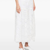 Gonna in pizzo in bianco Maurizio - donna 
