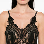 Abito in pizzo in nero Maurizio - donna 