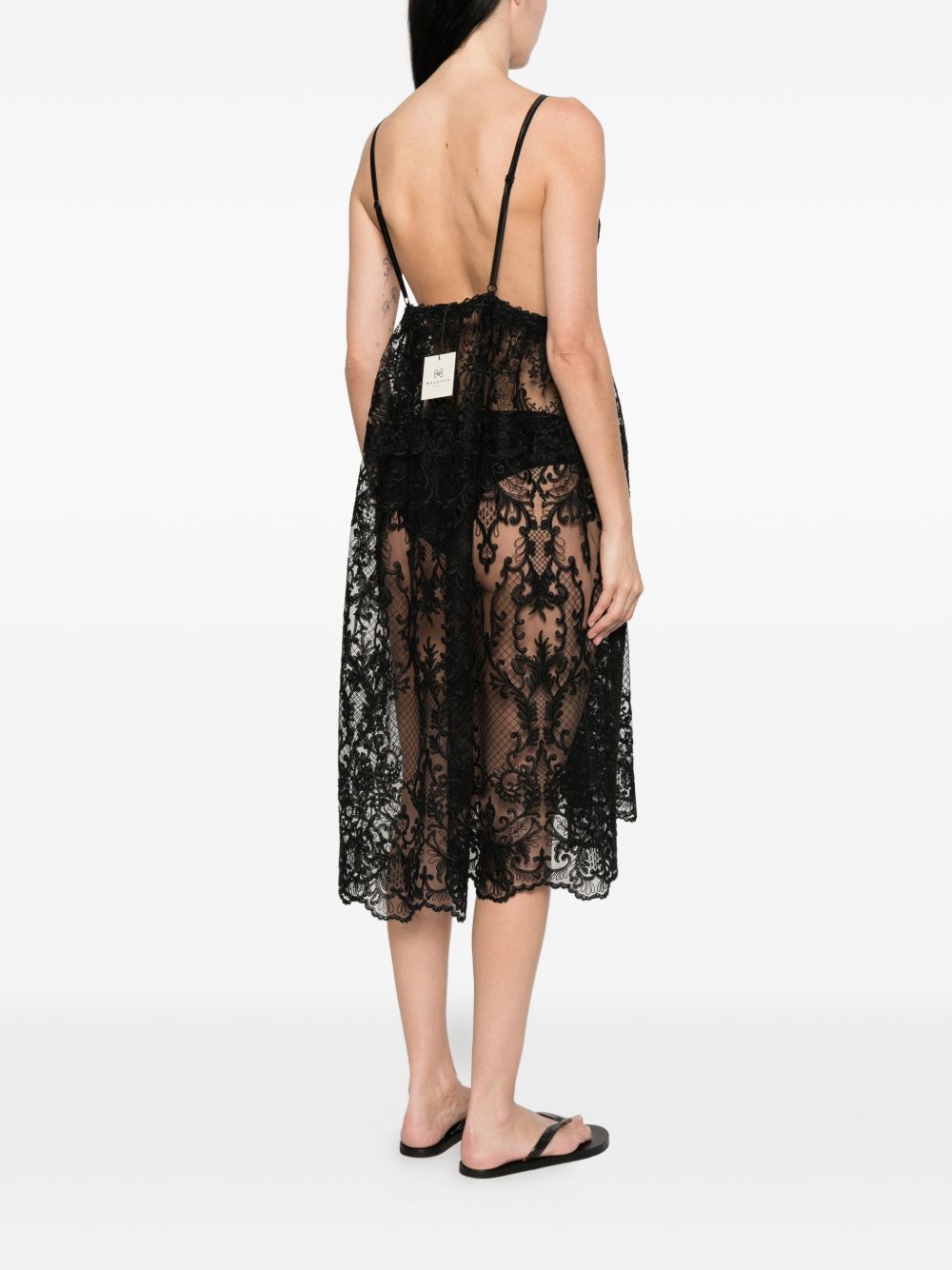 Abito in pizzo in nero Maurizio - donna 