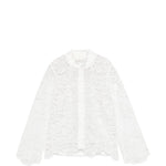 Giacca in pizzo con zip in bianco Maurizio - donna 
