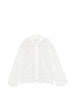 Giacca in pizzo con zip in bianco Maurizio - donna