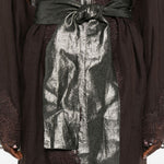 Kimono in pizzo in marrone Maurizio - donna 