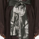 Kimono in pizzo in marrone Maurizio - donna 