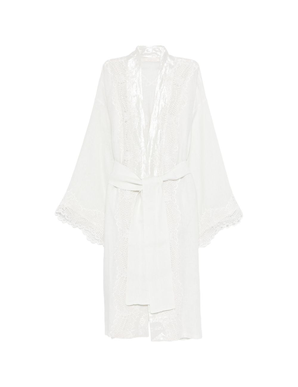 Kimono in pizzo in bianco Maurizio - donna 