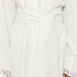 Kimono in pizzo in bianco Maurizio - donna 