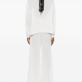 Top con inserti in pizzo in bianco Maurizio - donna 