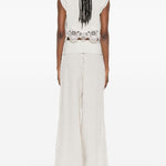 Top in pizzo in avorio Maurizio - donna 