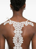 Top in pizzo con motivo floreale in bianco Maurizio - donna