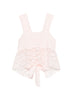 Top in pizzo con motivo floreale in rosa Maurizio - donna