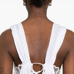 Top in pizzo con motivo floreale in bianco Maurizio - donna 
