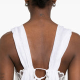 Top in pizzo con motivo floreale in bianco Maurizio - donna 