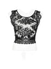 Maurizio black lace-up back top - women
